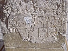 Hieroglyphen am Hatschepsut-Tempel