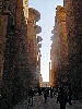 Karnak, Blick in den S�ulengang