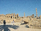 Karnak, Teilansicht der Anlage - in Rekonstruktion
