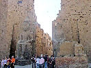 Luxor, Eingang in den Tempel